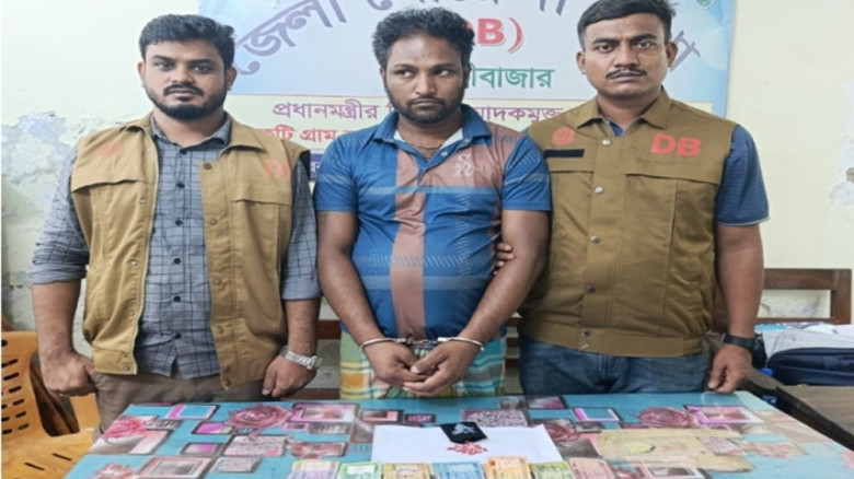কমলগঞ্জে ৫০ পিস ইয়াবাসহ মাদক ব্যবসায়ী আটক