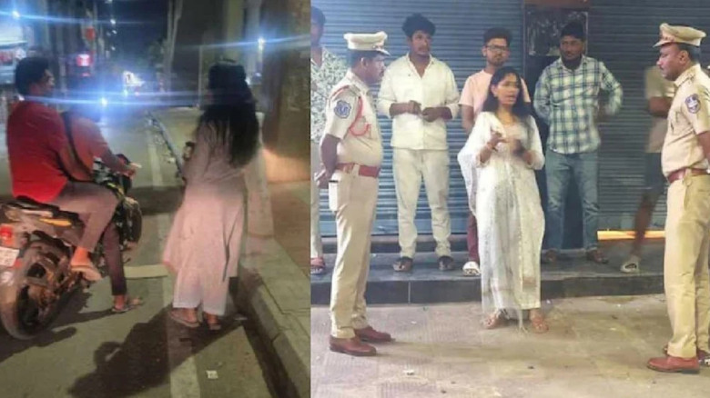 গভীর রাতে নারীর ছদ্মবেশে পুলিশ কর্মকর্তা, সামনে এলো উদ্বেগজন