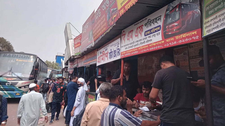সায়েদাবাদে বন্ধ হওয়া ২৪০ বাস কাউন্টার আবার চালু
