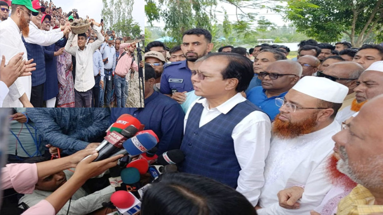 কুড়িগ্রামে খাল পুনঃখনন উদ্বোধন, বজ্রপাতে প্রাণহানি কমাতে উদ্
