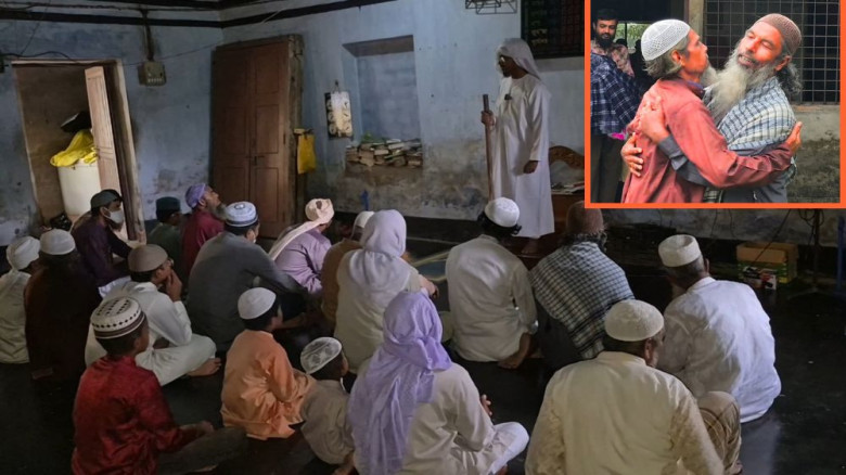 বগুড়ার কিছু এলাকায় সৌদি আরবের সঙ্গে মিল রেখে ঈদ উদযাপন