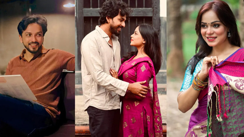 রিয়া-তন্ময়ের রসায়নে মুগ্ধ দর্শক, আলোচনায় ‘আহত ফুলের গল্প’