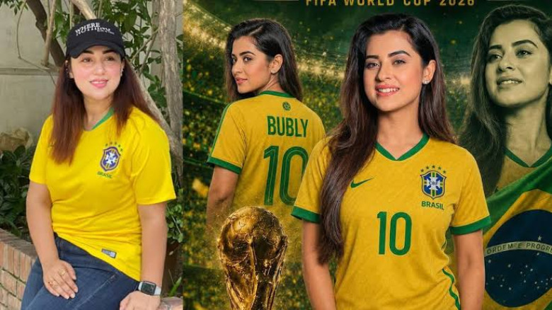 বিভেদ ভুলে এক কাতারে অপু-বুবলী, বিশ্বকাপে দুজনেই ব্রাজিল সমর