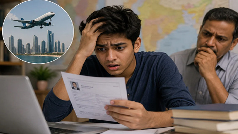 পরীক্ষা মহারাষ্ট্রে, সিট পড়লো আবুধাবিতে!