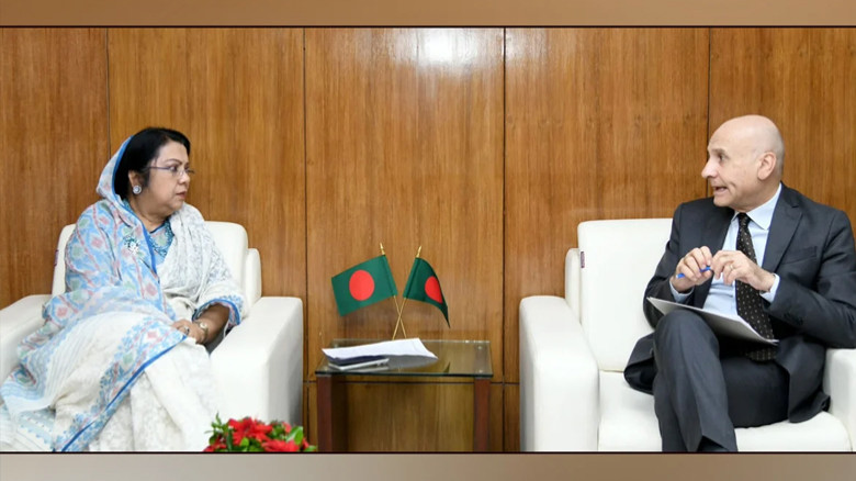 বিমানমন্ত্রীর সঙ্গে ইতালির রাষ্ট্রদূতের সাক্ষাৎ