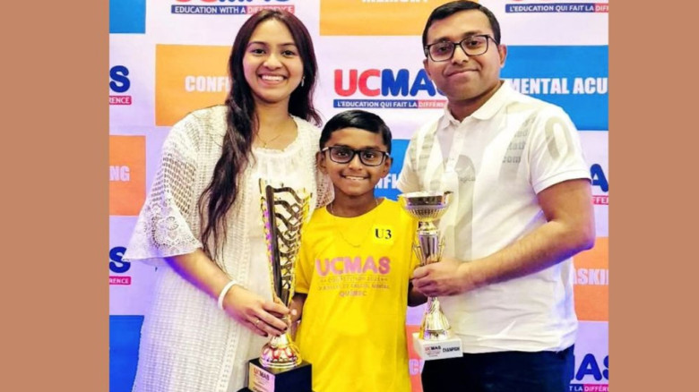 কানাডায় ইউসিএমএএস ‘গ্র্যান্ড চ্যাম্পিয়ন’ বাংলাদেশি শিক্ষার্থ