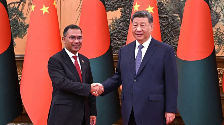চীনের প্রেসিডেন্ট শি জিনপিংয়ের সঙ্গে প্রধান মন্ত্রীর বৈঠক