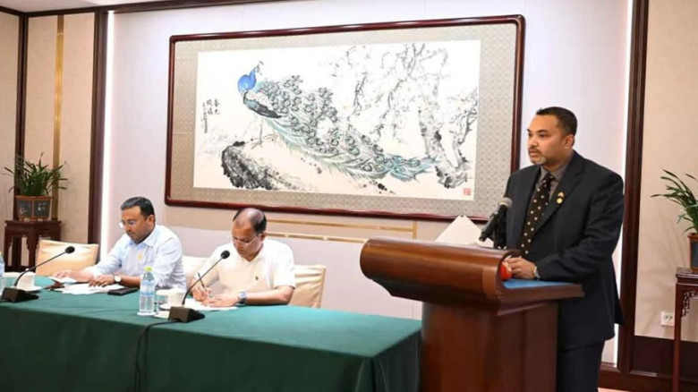চীনের বিশাল বাজারে বাংলাদেশি পণ্যের রপ্তানি বাড়াতে জোর, বললেন মাহদী আমিন...