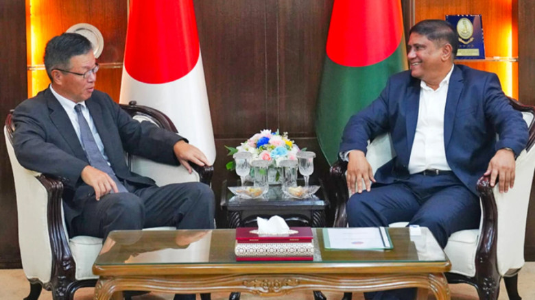 জাপানের রাষ্ট্রদূতের সঙ্গে বৈঠকে ‘ফোর্সেস গোল’ বাস্তবায়নে প্