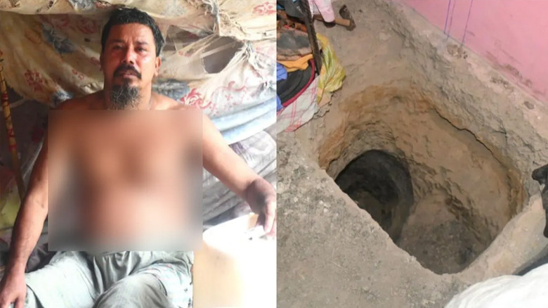 ঘরে গর্ত খুঁড়ে বাবাকে জীবন্ত মাটিচাপার চেষ্টা