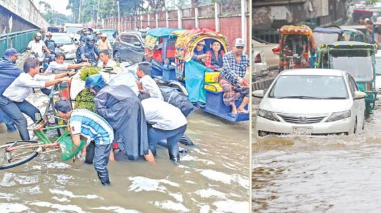 ৩ হাজার কোটি টাকা ব্যয়েও কমেনি ঢাকার জলাবদ্ধতা
