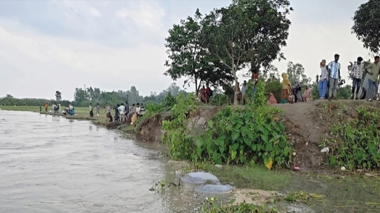 যমুনা নদীর পানি বৃদ্ধি, ভাঙছে বসতভিটা ও ফসলি জমি