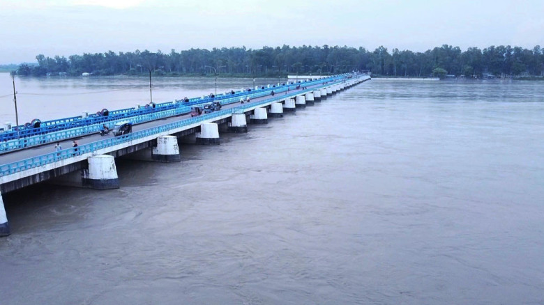 তিস্তার পানি বিপৎসীমার কাছাকাছি, ডালিয়ায় সতর্কতা