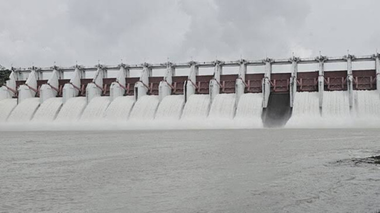 ১০৭ ঘণ্টা পর কাপ্তাই বাঁধের ১৬ জলকপাট বন্ধ