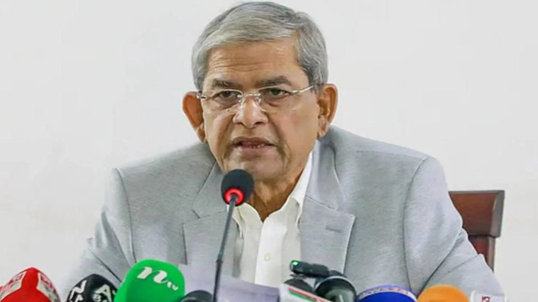 রাষ্ট্রপতির পদত্যাগ নিয়ে গুজবে কান না দেওয়ার আহ্বান মির্জা ফ
