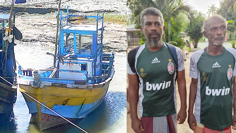 বঙ্গোপসাগরে ৩৬ দিন ভাসার পর শ্রীলঙ্কার দুই জেলে উদ্ধার