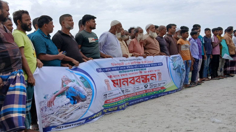 চিলমারীতে নদীভাঙন আতঙ্ক, দ্রুত ব্যবস্থা চায় এলাকাবাসী